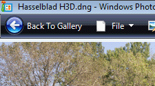 click for larger view of added DNG support in Windows Photo Gallery