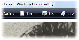 Cropped psd in Photo Gallery